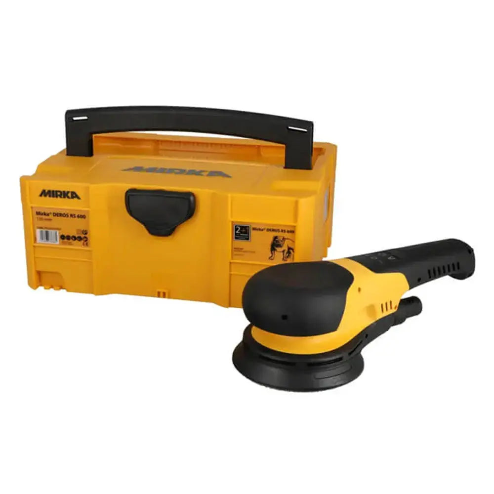 Mirka Deros RS 600 150mm Rotary Sander in Case Deros