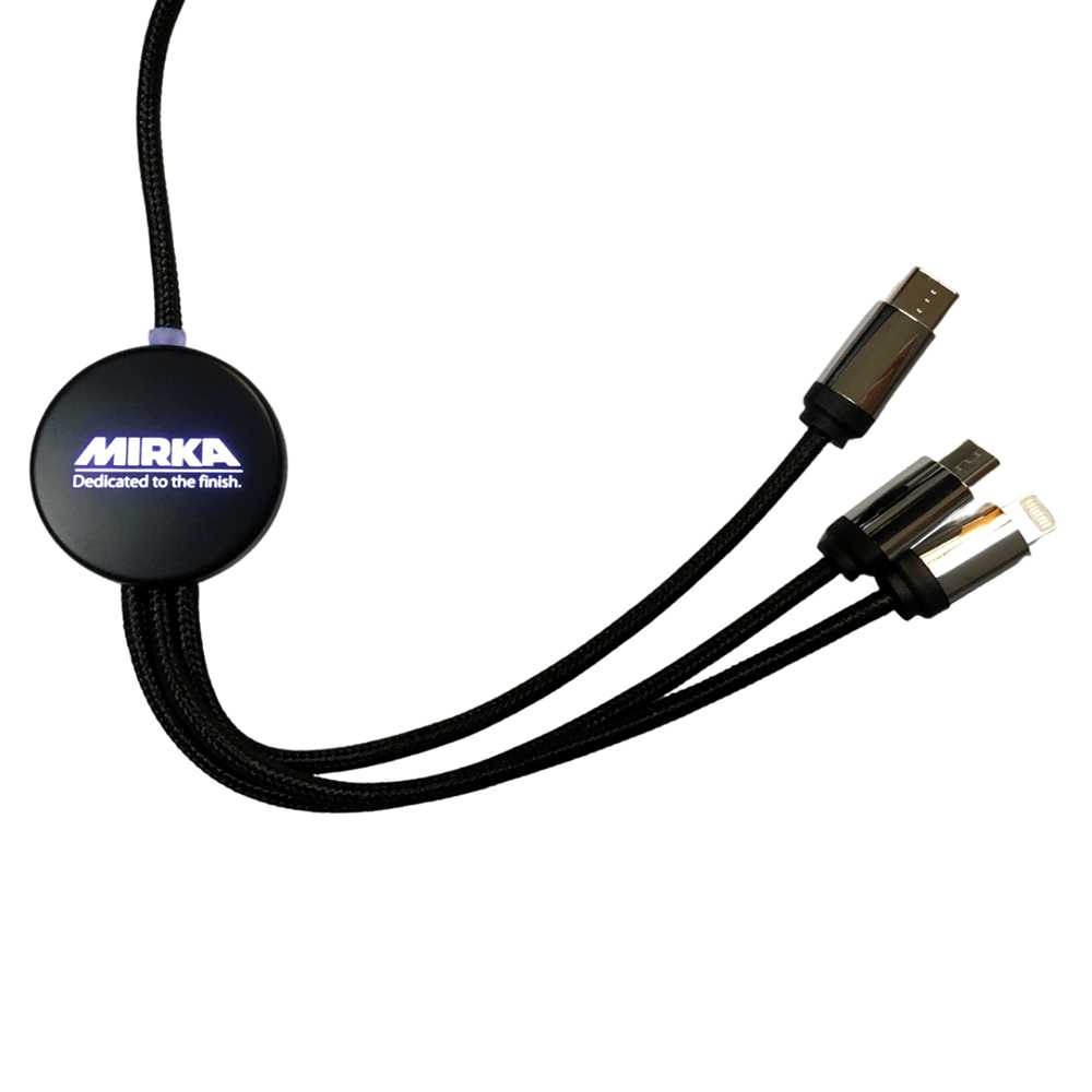 Galaxy 3-in-1 Multi Charging Cable - Non-Retractable Galaxy