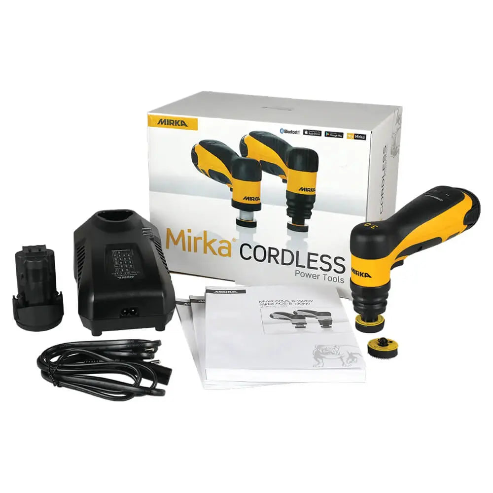 Mirka AOS-B 130NV 32mm Cordless Sander 10.8V Orbit 3.0 AN Aos-b