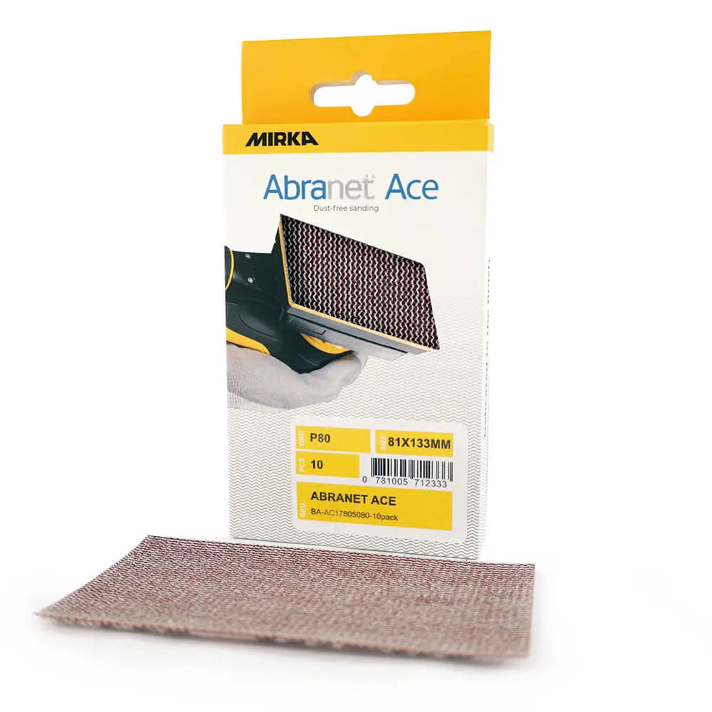 Mirka Abranet Ace Ceramic Sheets 81x133mm - 10 pack Best Abrasives