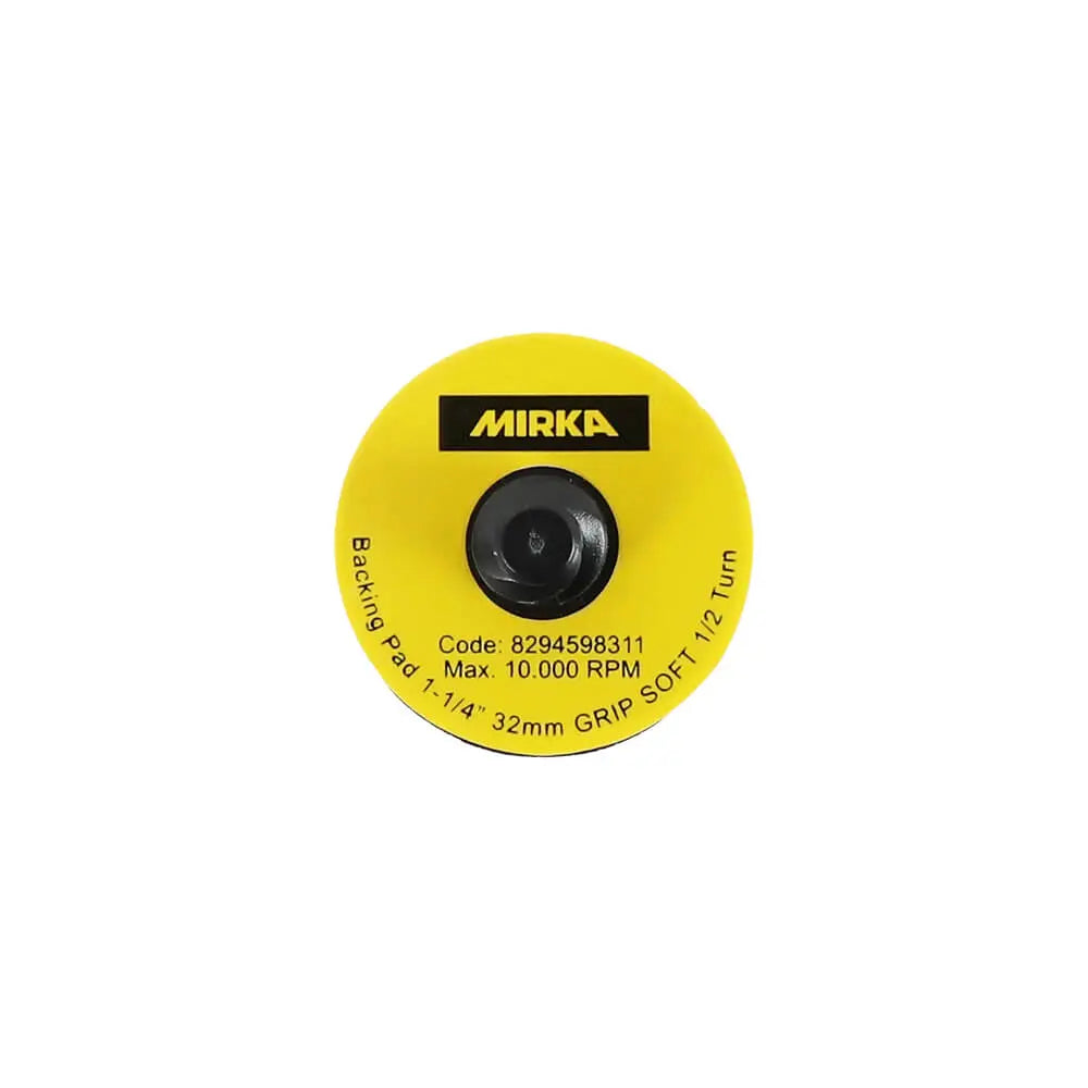 Mirka Backing Pads - Quick Lock, 32mm, Grip, Soft