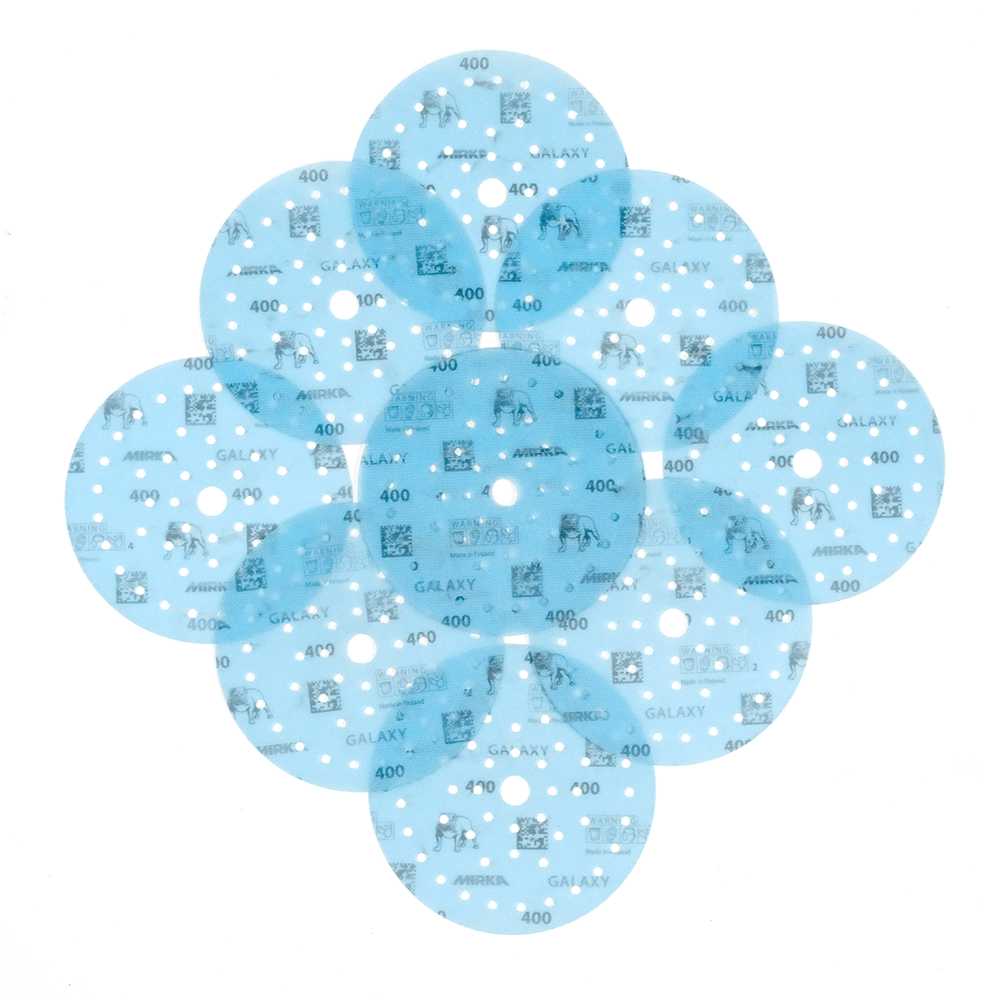 Mirka Galaxy Sanding Discs - 150mm/6" - 10 Pack Galaxy