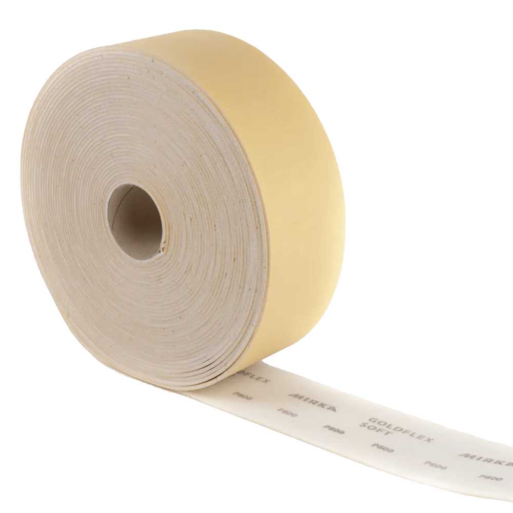 Mirka Goldflex Soft Perforated Sanding Roll 115x125mm Goldflex