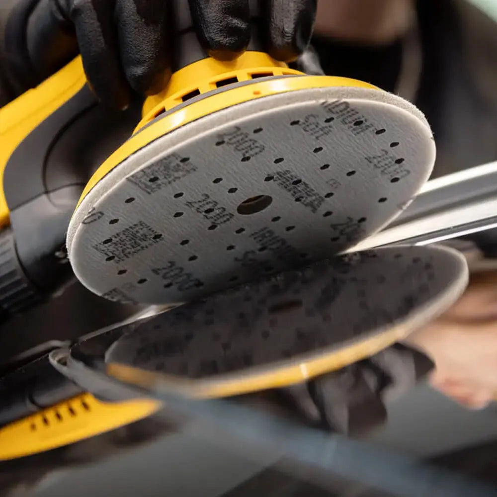 Mirka Iridium Soft Foam Abrasive 125mm Grip Multihole Iridium