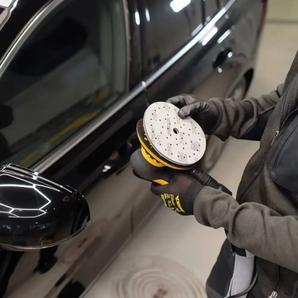 Mirka Iridium Soft Foam Abrasive 150mm Grip Multihole Iridium