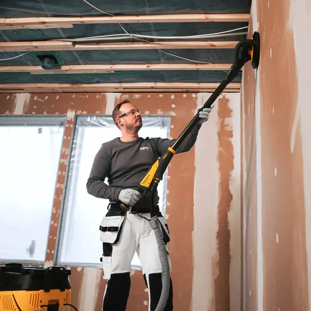 Mirka Leros 950Cv Wall Sander - 225mm, 5mm Orbit, Bag Leros