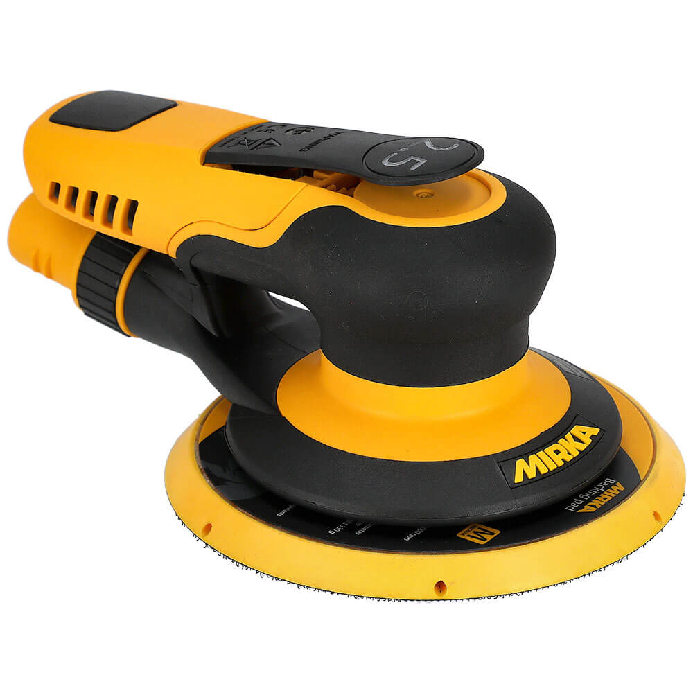 Mirka PROS 625CV Pneumatic Sander - 150mm Central Vacuum Orbit 2.5 Pros