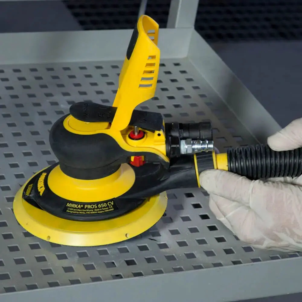 Mirka PROS 650CV Pneumatic Sander - 150mm Central Vacuum Orbit 5.0 Pros
