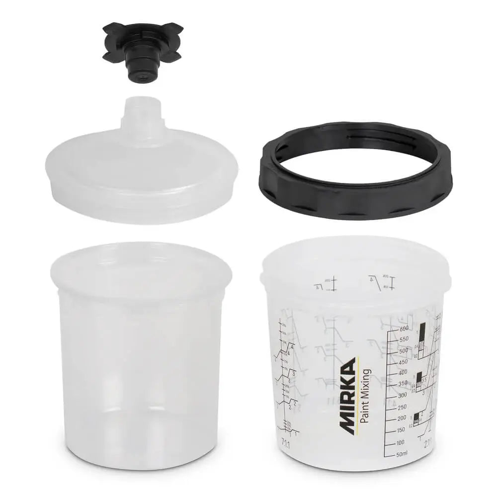 Mirka Paint Cup System with 125µm Filter Lid Mirka