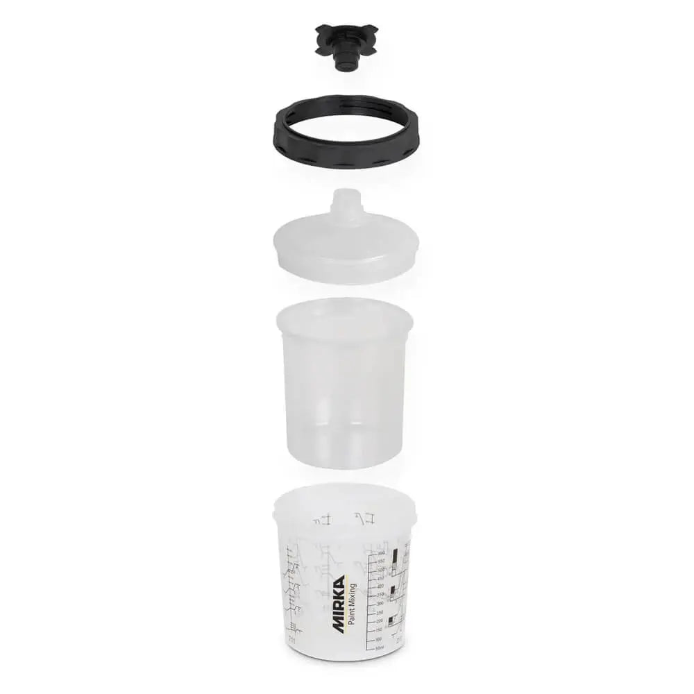 Mirka Paint Cup System with 125µm Filter Lid Mirka