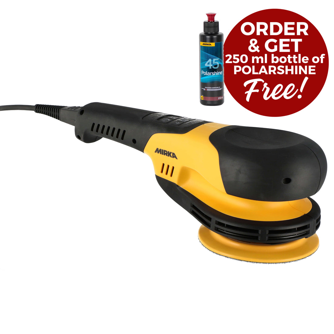 Mirka Polaros RP 600 150mm Rotary Polisher - Best Abrasives