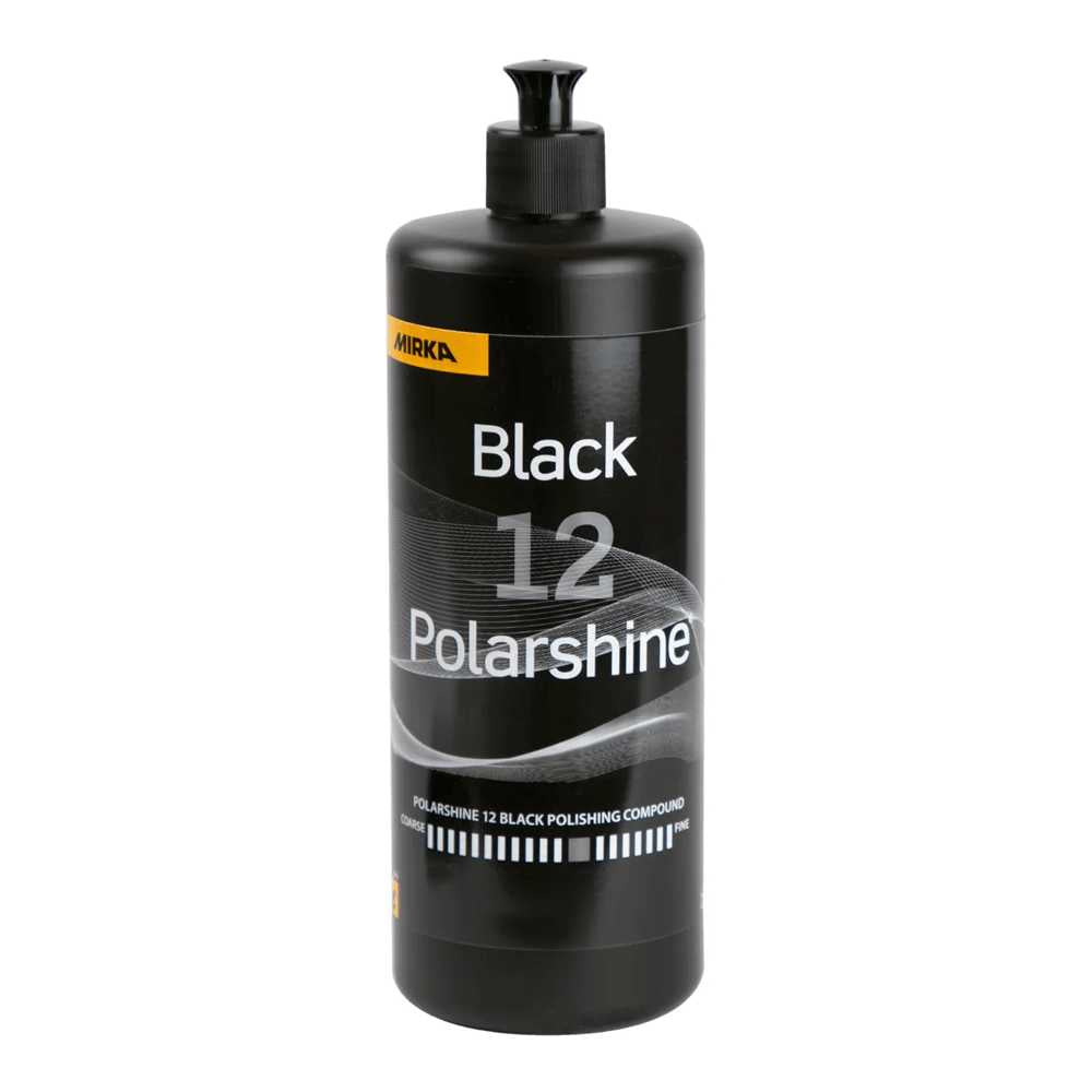 Mirka Polarshine 12 Black Polishing Compound - 1L Polarshine