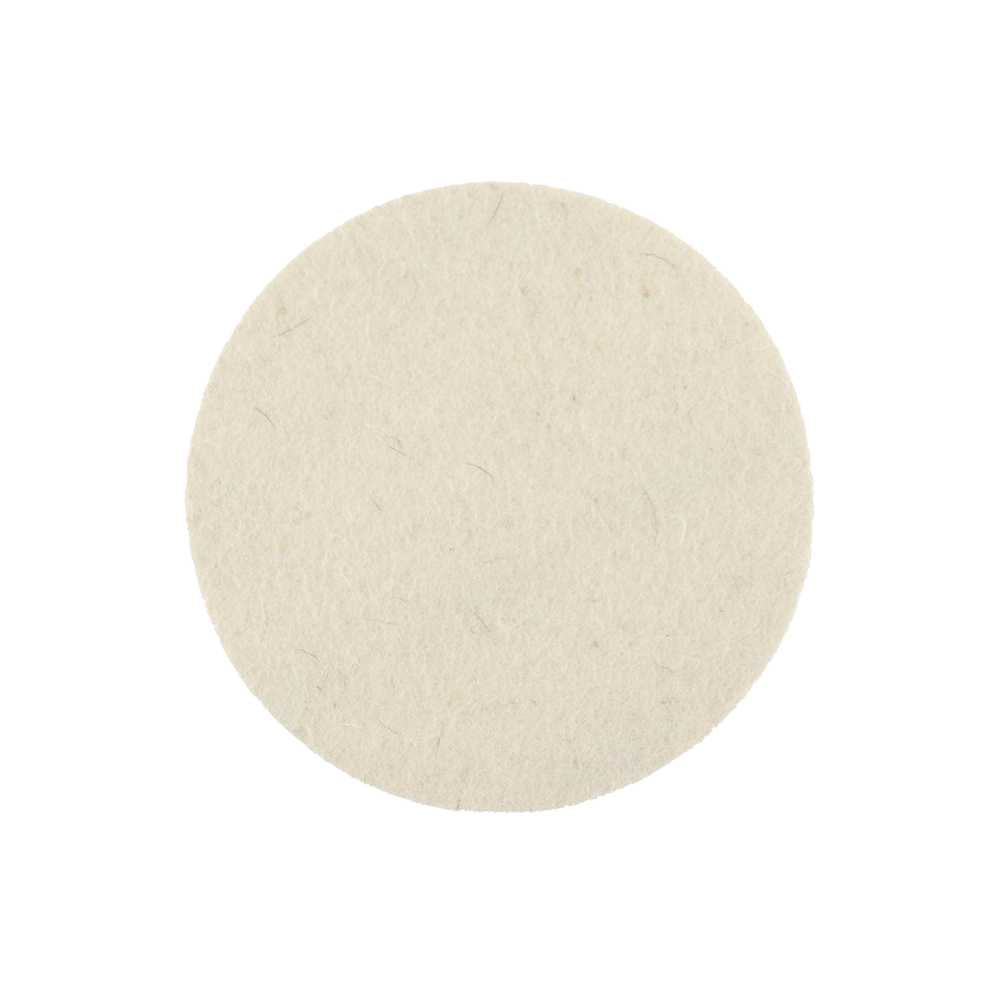 Mirka Polishing Felt Pad 125x6mm Grip White, 2/Pack Mirka