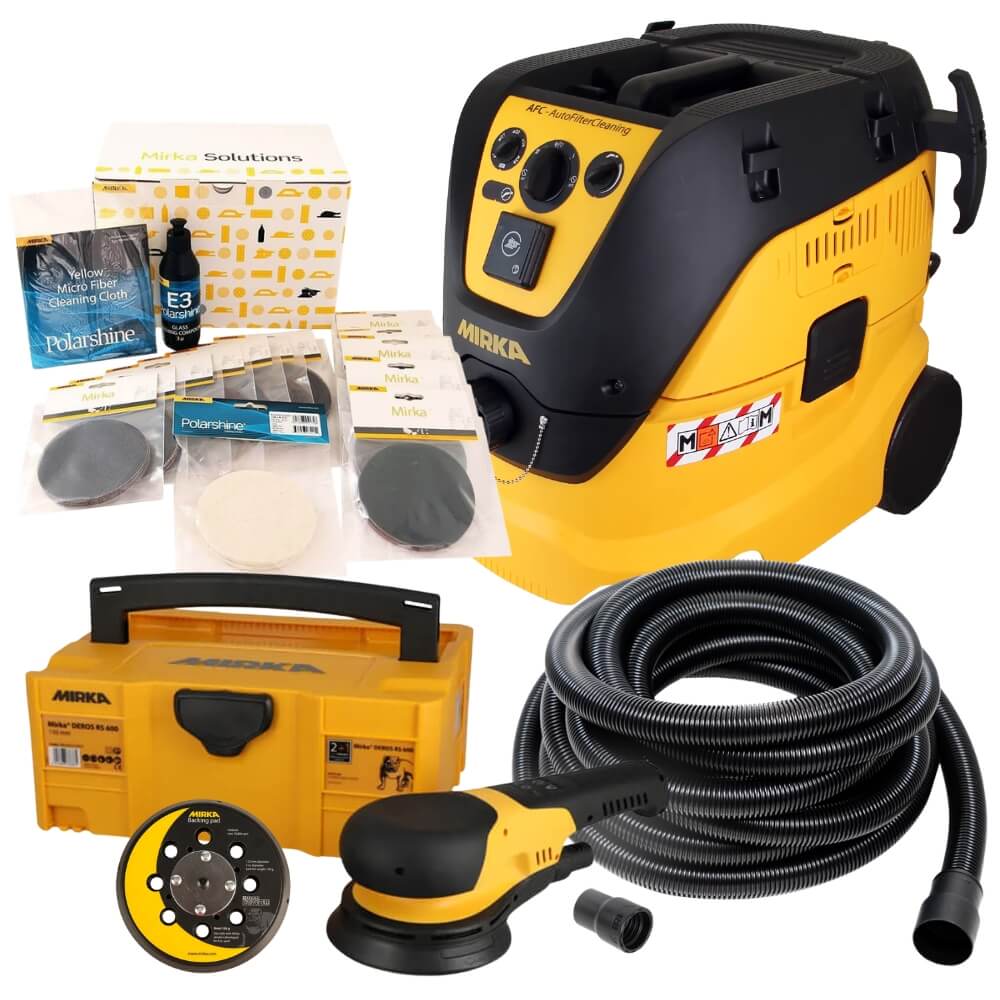 Mirka Glass Sanding & Polishing Kit Mirka