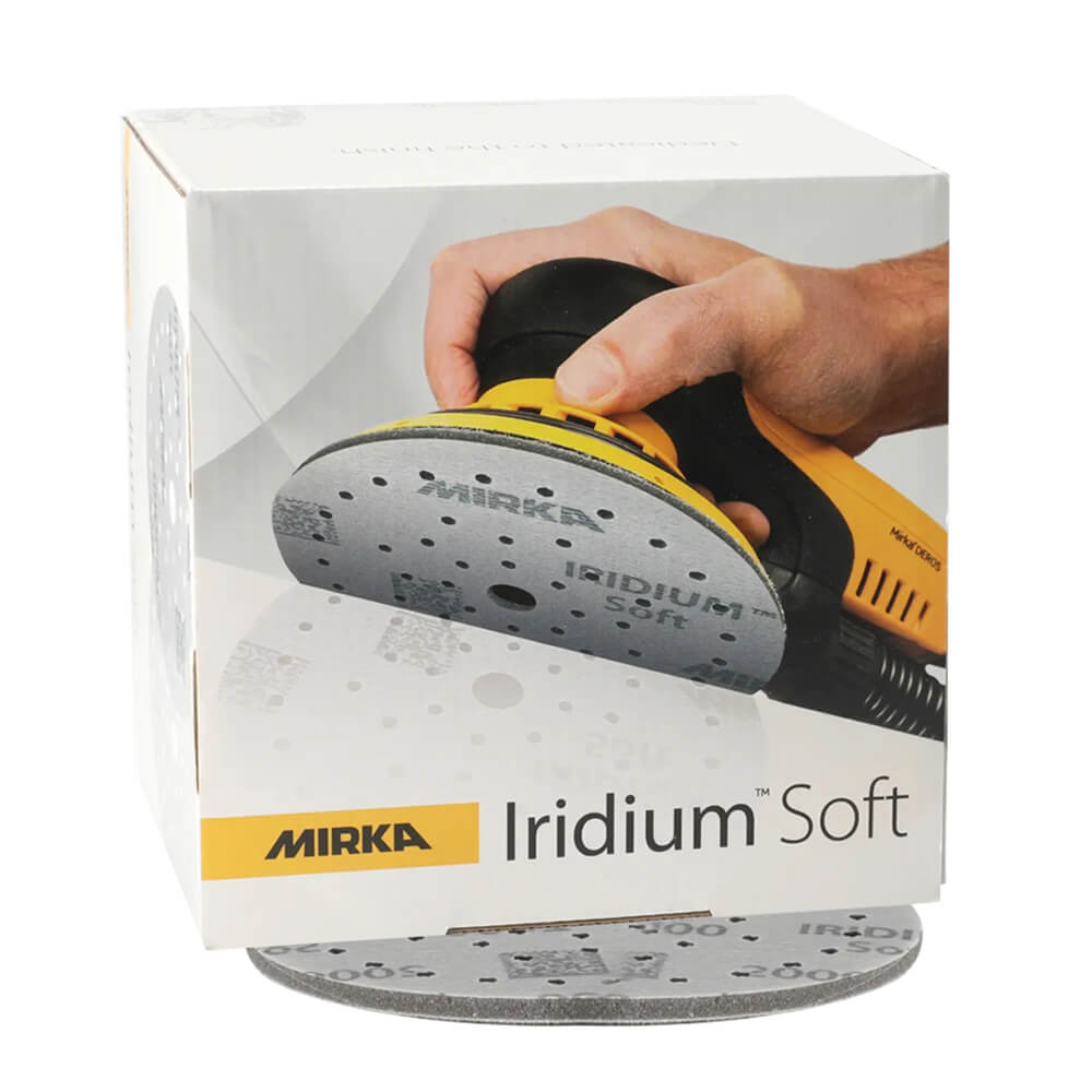 Mirka Iridium Soft Foam Abrasive 125mm - 20 Pack Iridium