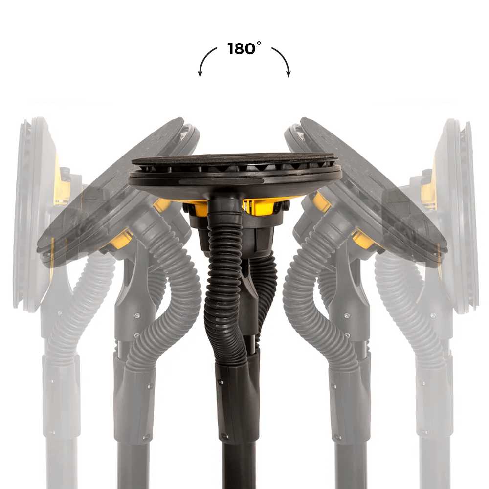 Mirka Leros 950Cv Wall Sander - 225mm, 5mm Orbit, Bag Leros