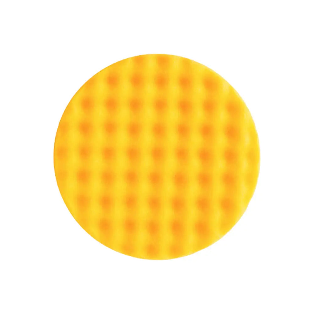 Mirka Polishing Foam Pad 135x25mm Yellow Waffle, 1/Pack Mirka