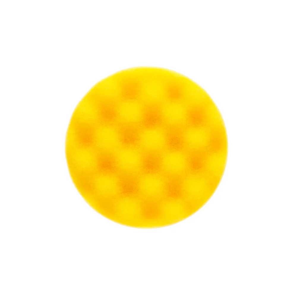 Mirka Polishing Foam Pad 85x25mm Yellow Waffle, 2/Pack Mirka