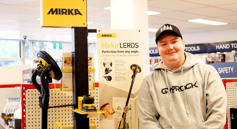 Why Professional Plasterers Are Turning to Mirka for a Cleaner, Easier Sanding Experience