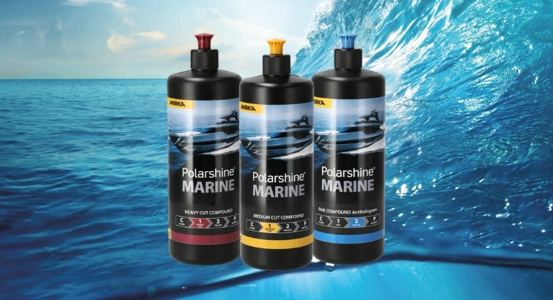 Achieve a Professional Marine Finish with the Mirka Polarshine® Marine Range
