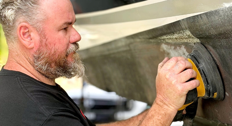 Marine Stripping Made Faster with the DEROS RS600 Best Abrasives