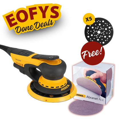 Mirka DEROS II + Abranet Ace Kit Best Abrasives