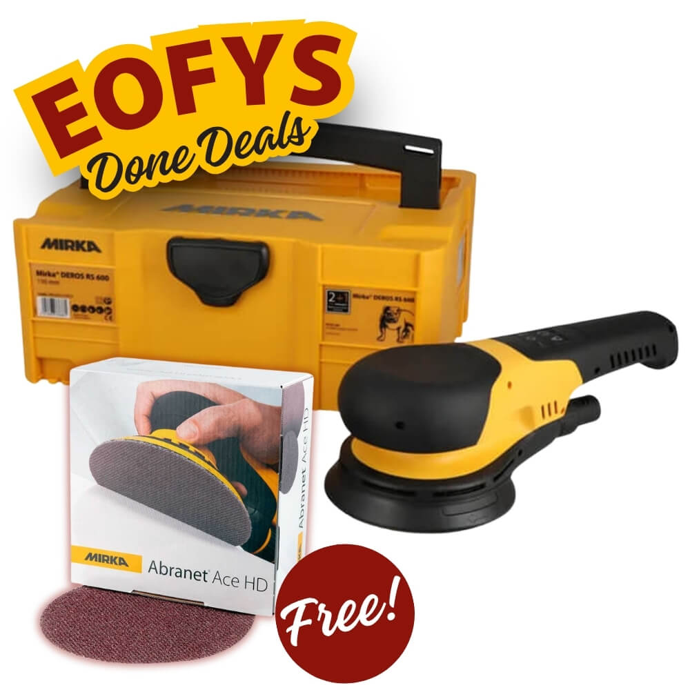Mirka DEROS RS 600 + Abranet Ace HD Kit Best Abrasives