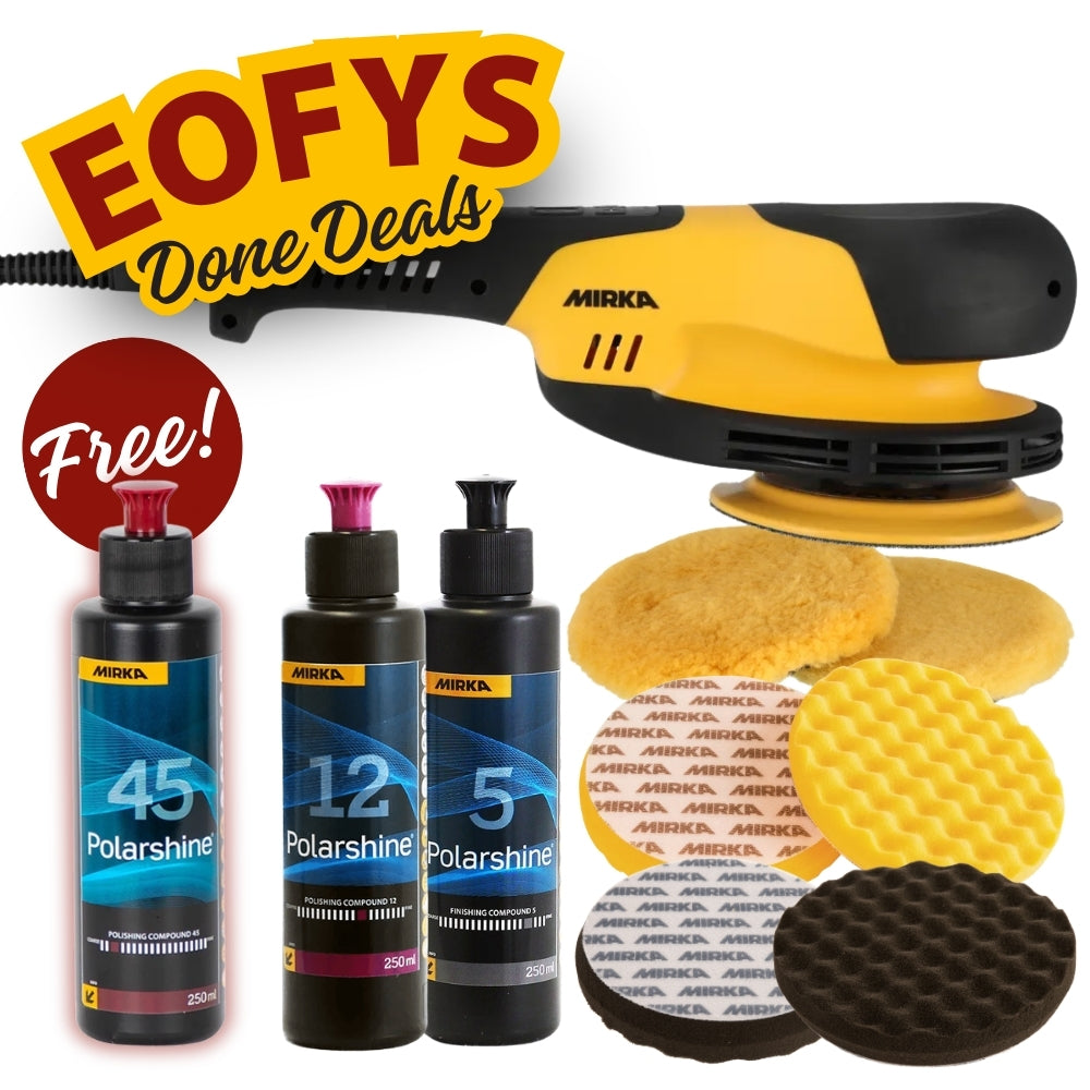 Mirka Auto Polishing Kit - Light Colours Best Abrasives