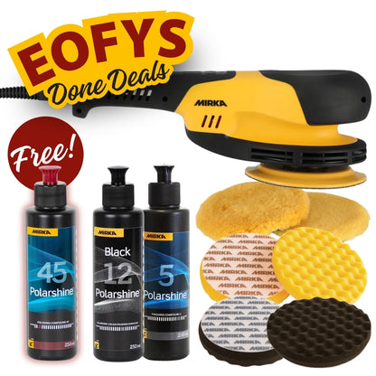 Mirka Auto Polishing Kit - Dark Colours Best Abrasives
