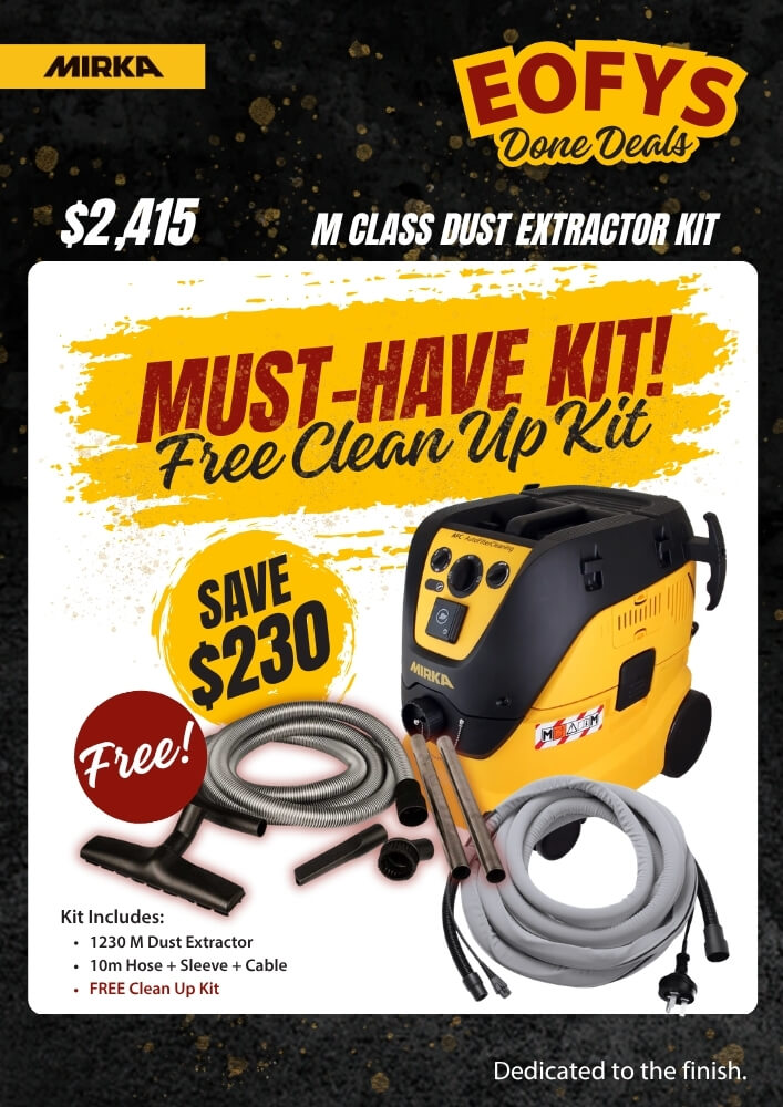 Mirka M Class Dust Extractor Kit Best Abrasives