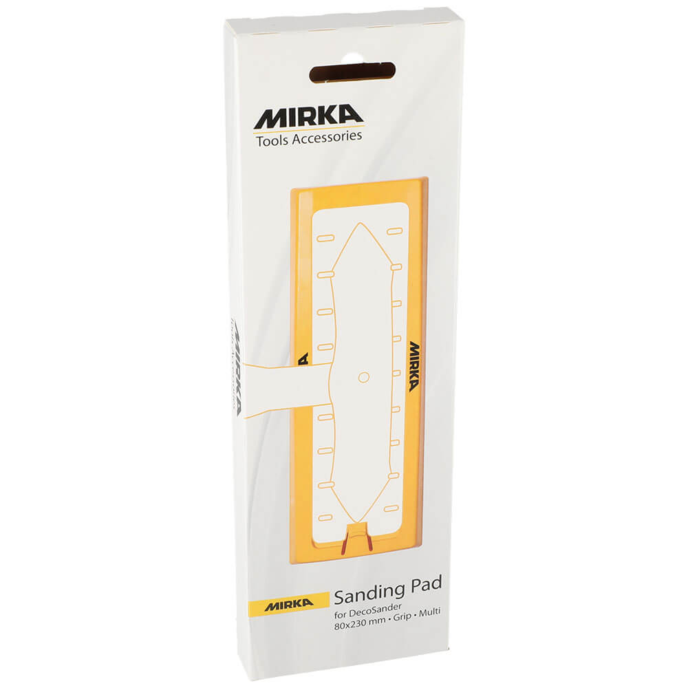 Mirka DecoSander Sanding Pad 80x230mm Grip Multihole