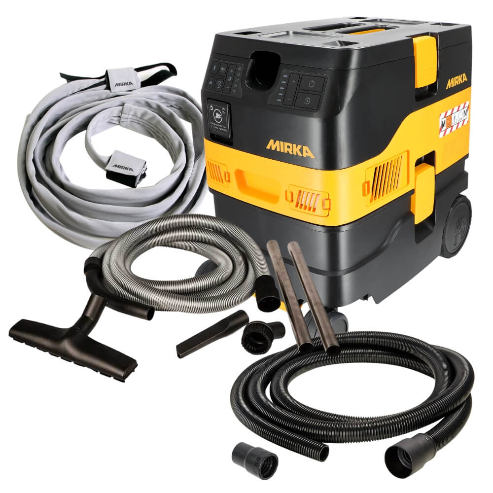 Mirka DEXOS 1217 M Dust Extractor with 4m Hose + FREE Clean Up Kit Best Abrasives