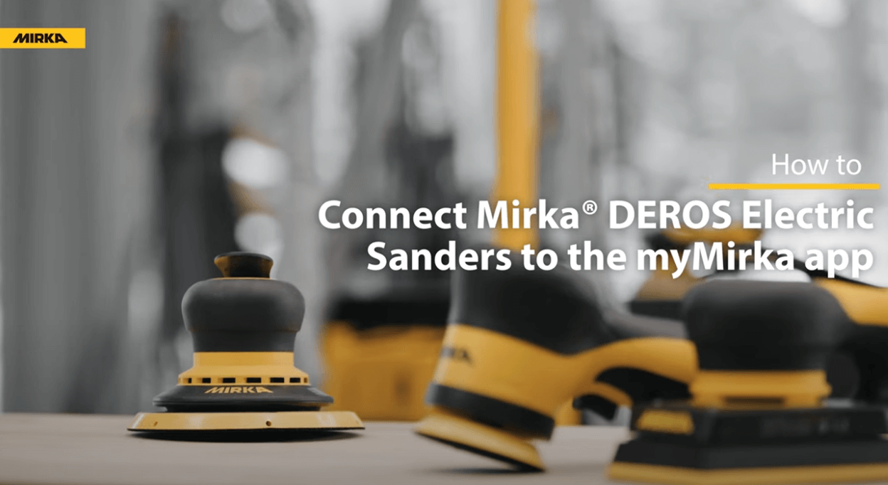 Load video: Connect Deros to myMirka app