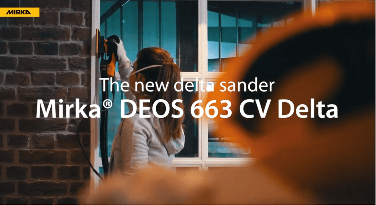 Load video: Mirka Deos Delta Corner Sander
