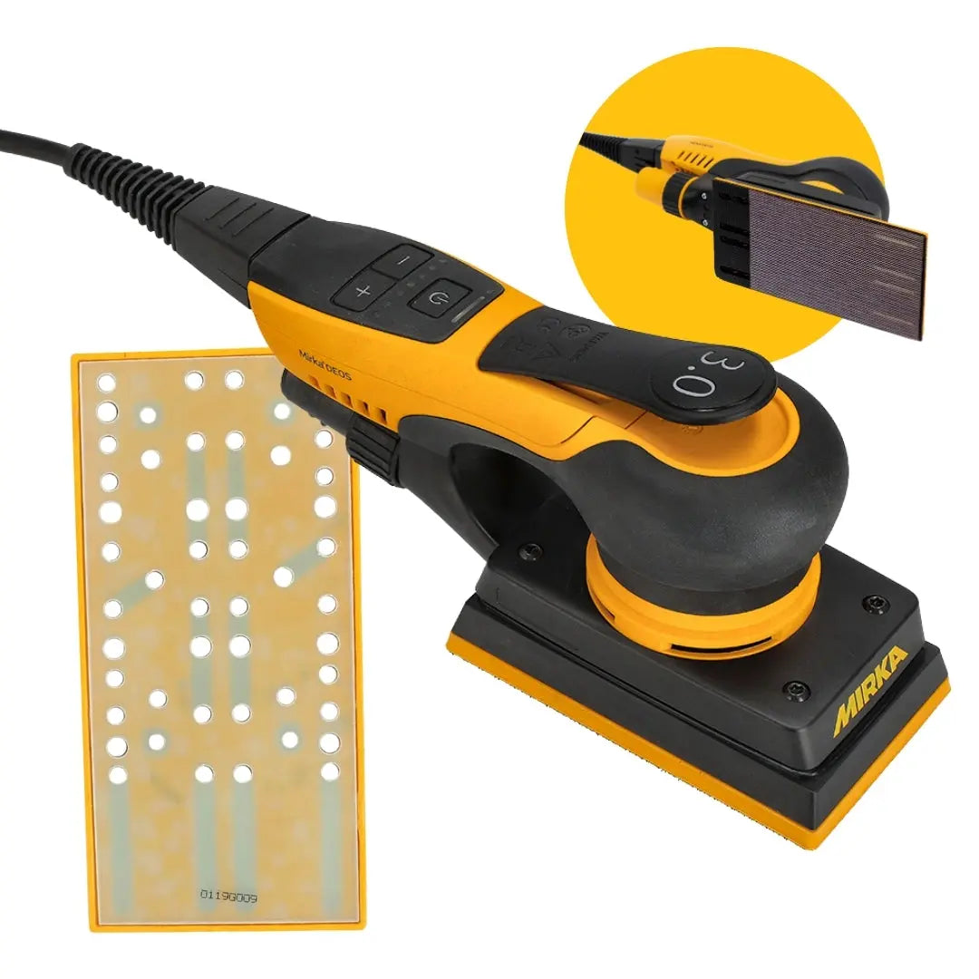 Deos II 353CV Sander + Extension Backing Pad Kit Best Abrasives