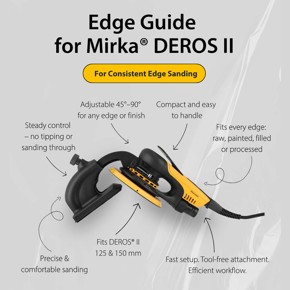 Mirka Edge Guide for Deros 125/150mm Mirka
