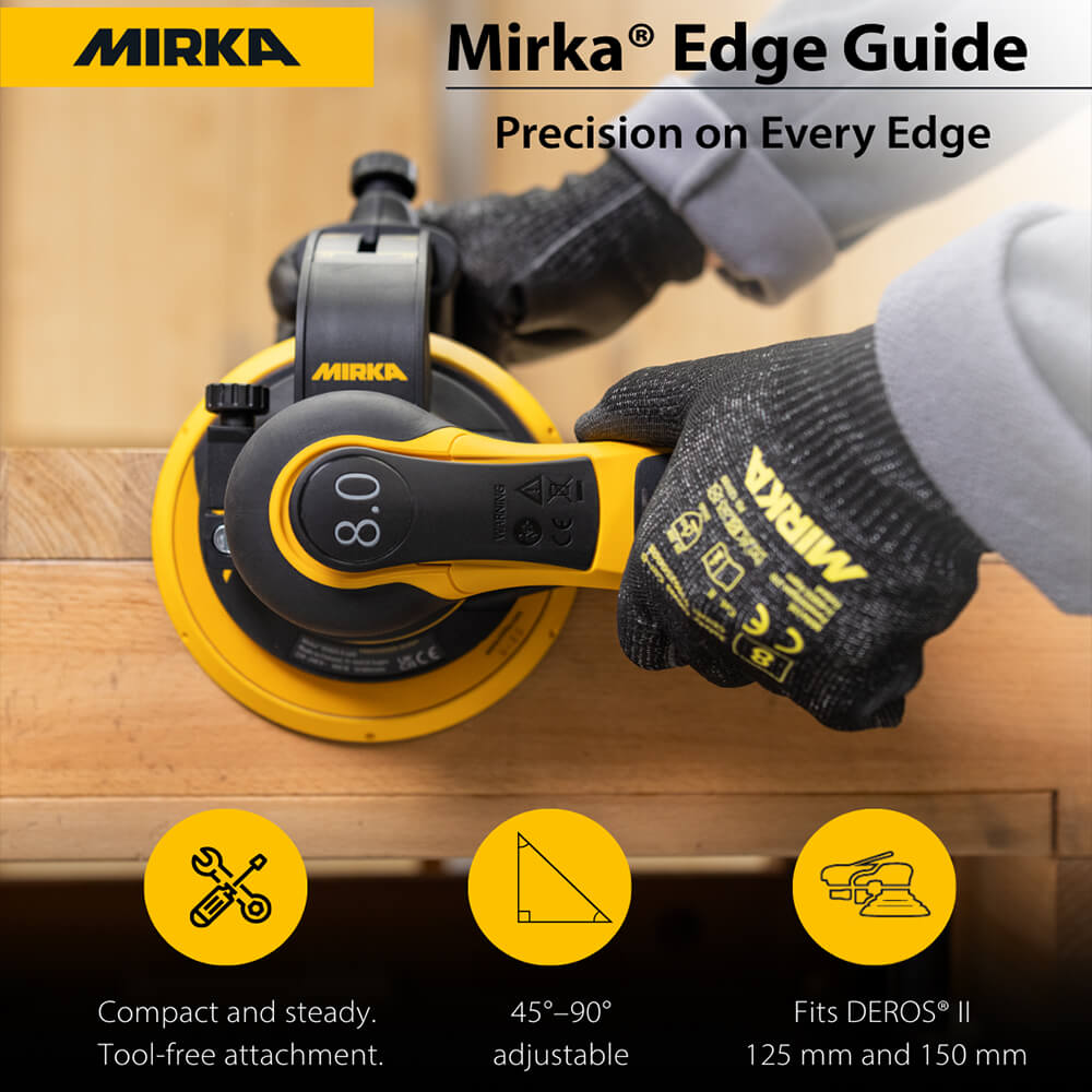 Mirka Edge Guide for Deros 125/150mm Mirka