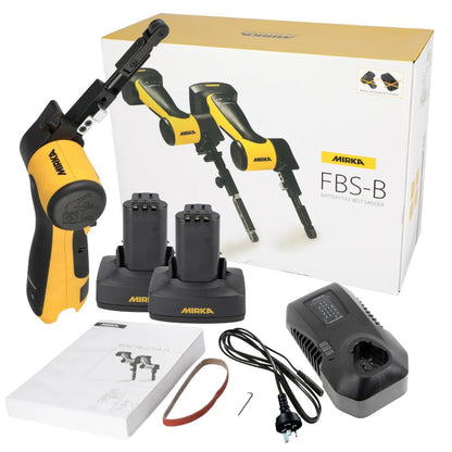FBS Cordless File Belt Complete Kit 10x330mm with 5.0AH Batteries