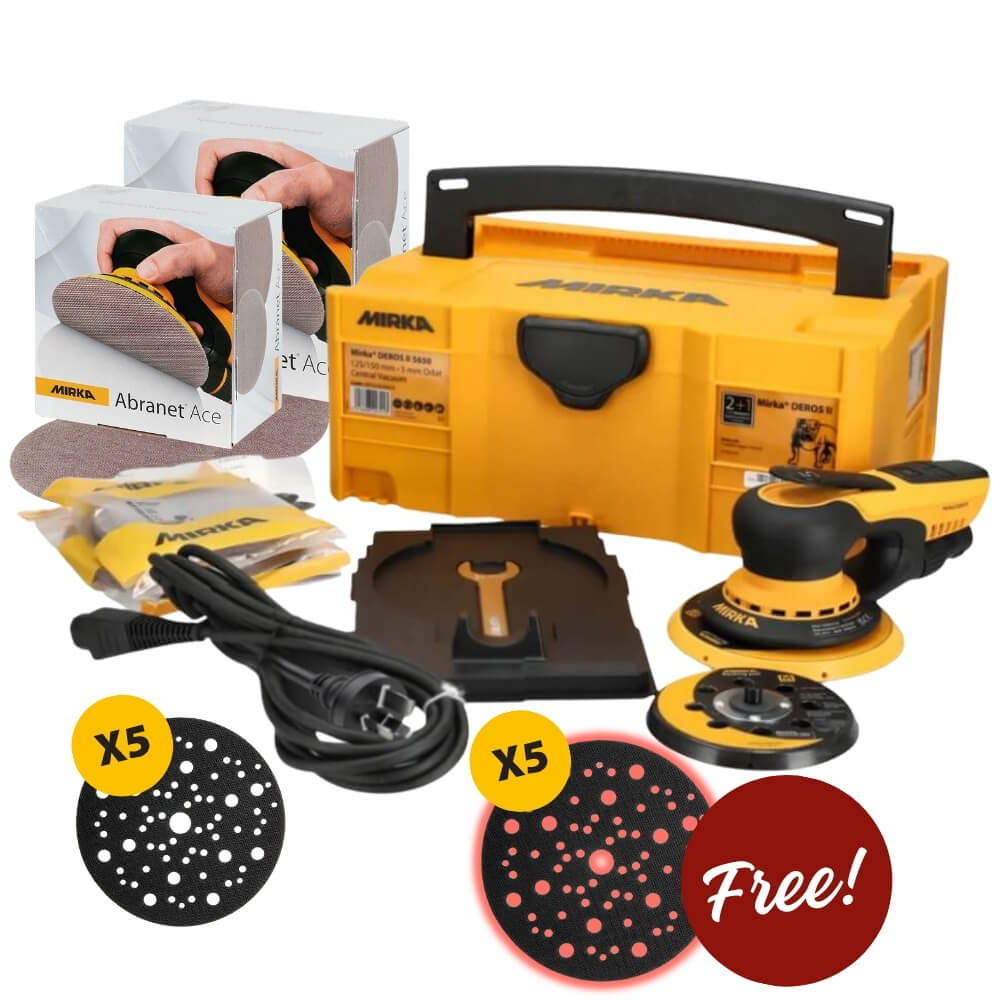 Mirka DEROS II 5650CV + Abranet Ace Kit