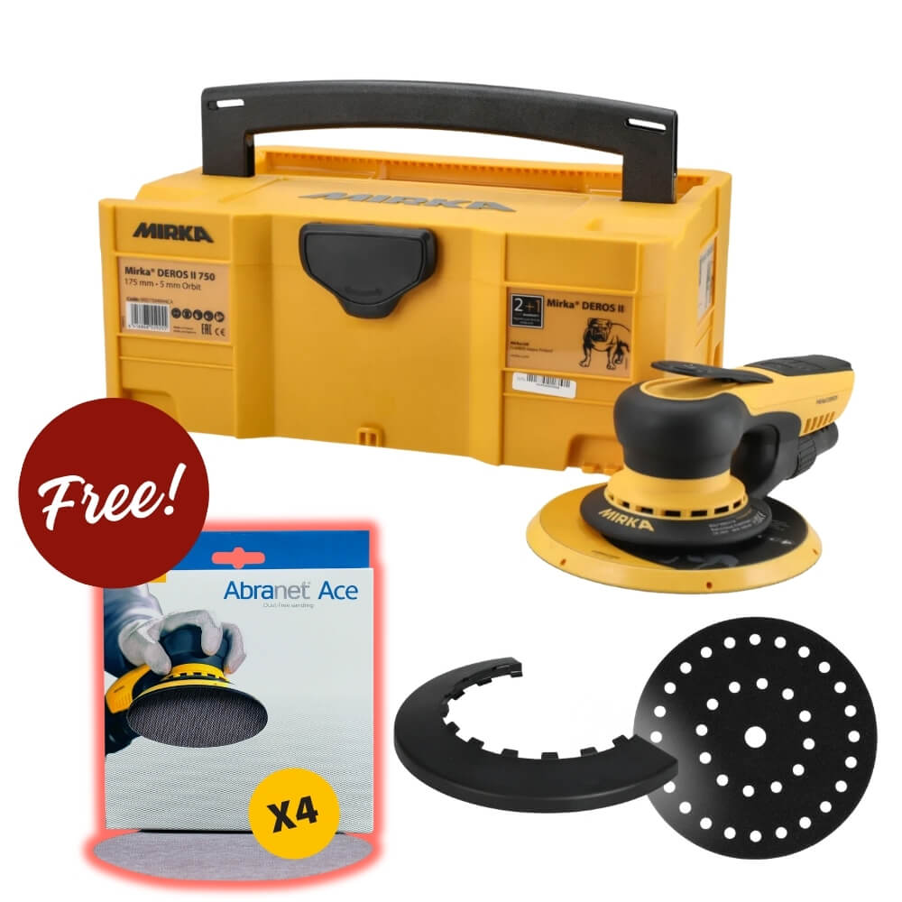 Mirka DEROS II 750CV + Abranet Ace Kit