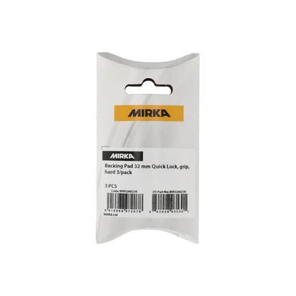 Mirka Backing Pad 32 mm Quick Lock Without Foam - 3 Pack Mirka