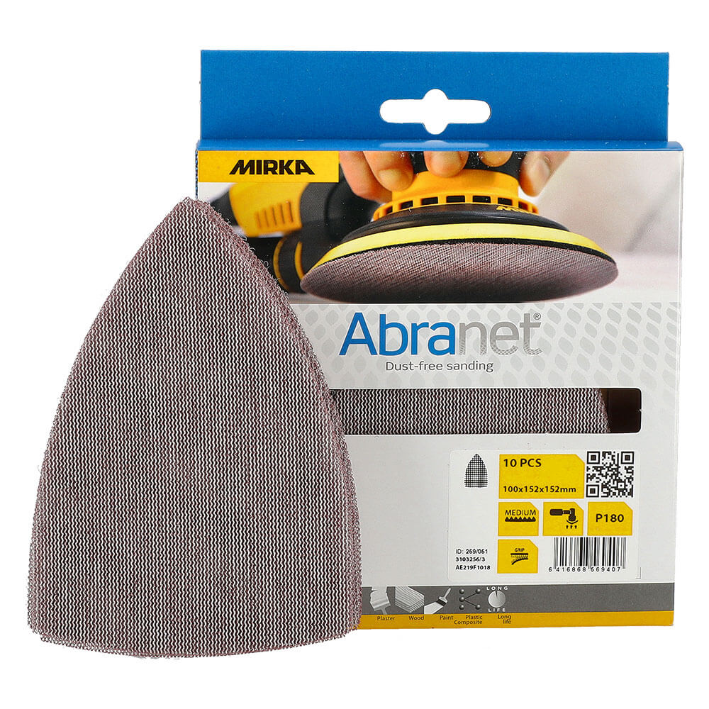 Mirka Abranet Delta 663CV - 100x152x152mm - 10 Pack Abranet