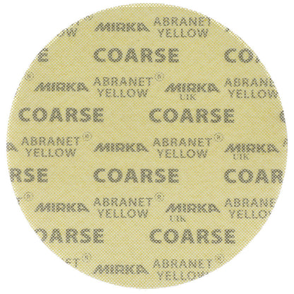 Mirka Abranet Yellow Net Abrasive 225mm Grip - 20 Pack Abranet Yellow