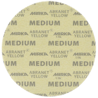 Mirka Abranet Yellow Net Abrasive 225mm Grip - 20 Pack Abranet Yellow