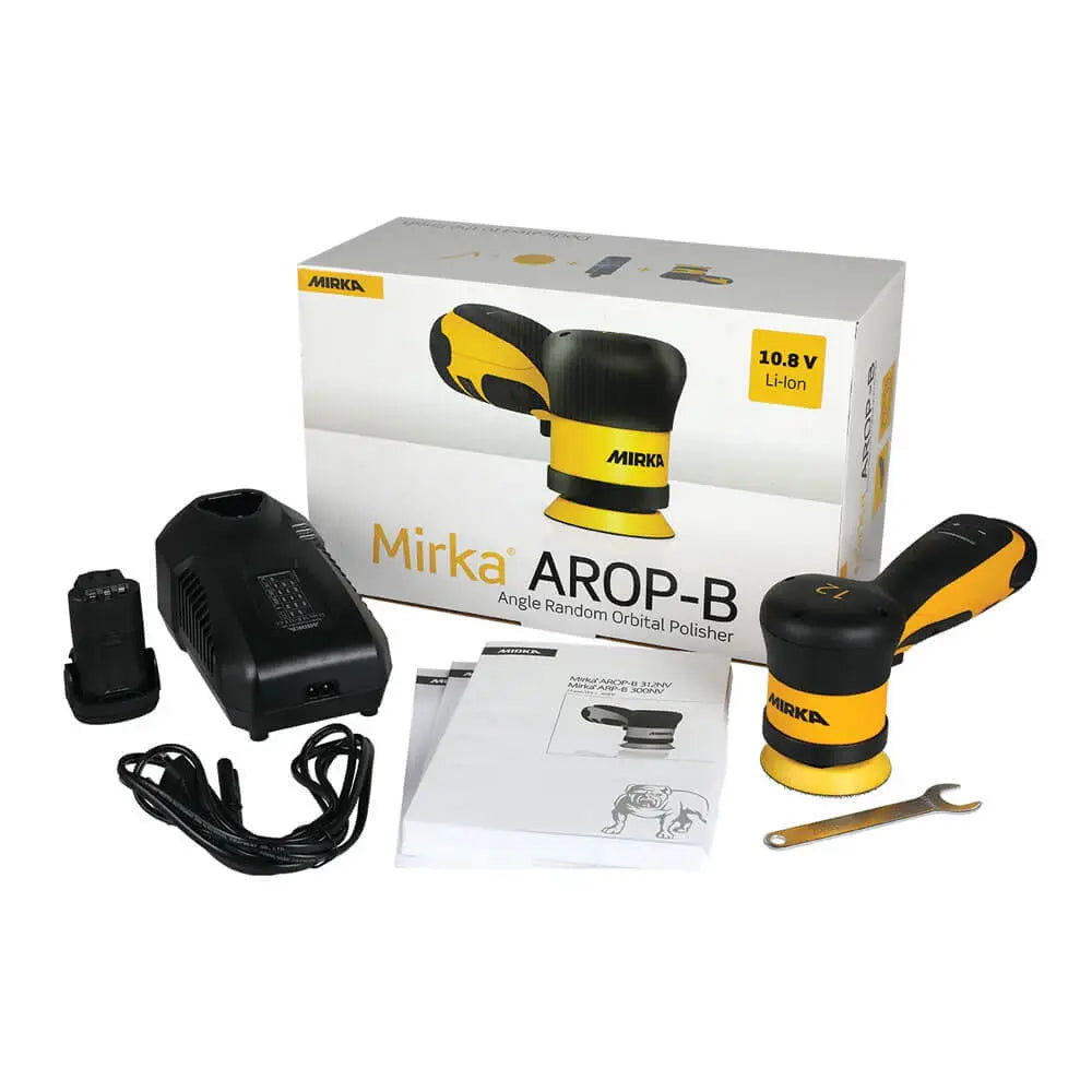 Mirka AROP-B 312NV 77mm Cordless Polisher 10.8 2.5Ah, Orbit 12.0 Arop-b