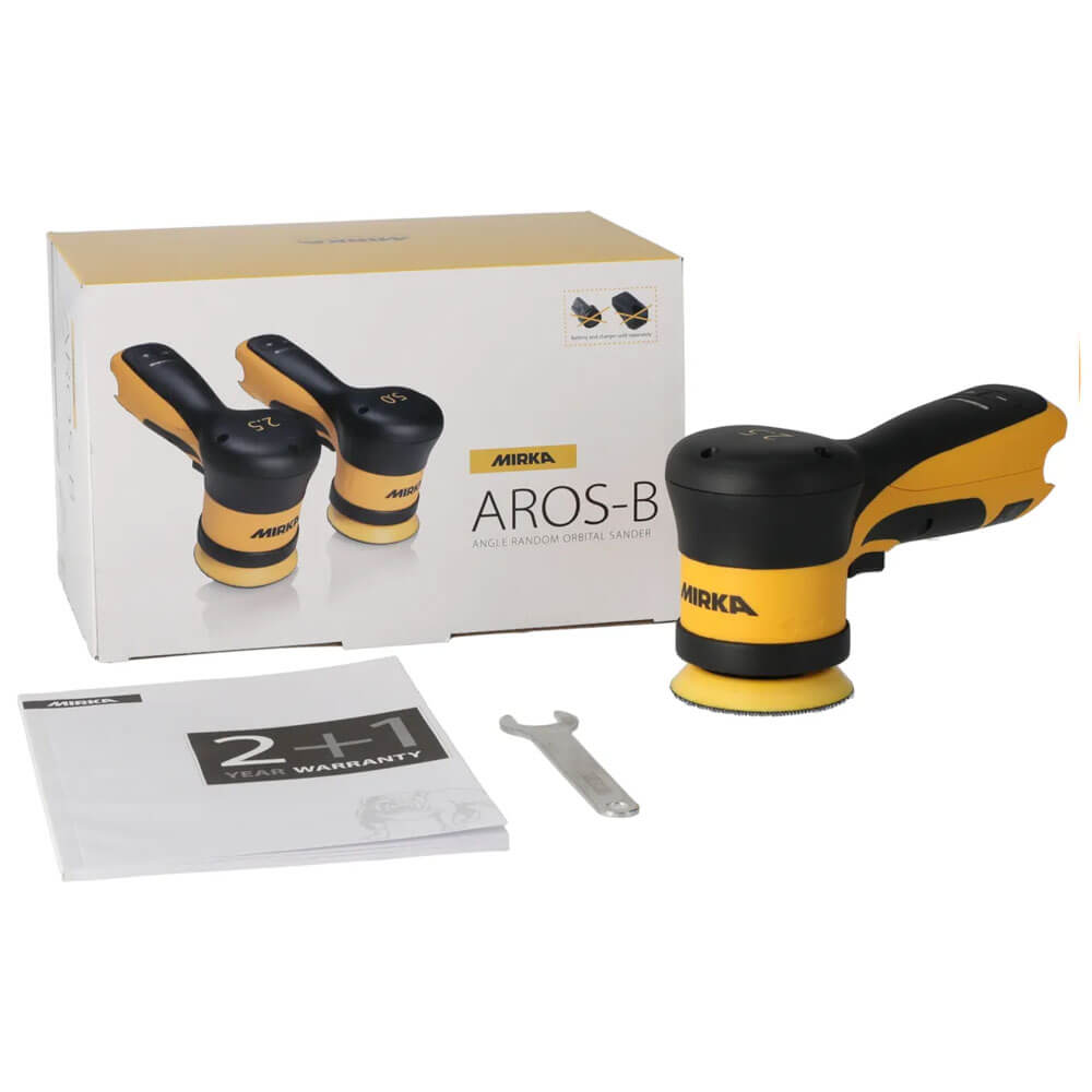 Mirka AROS-B 325 Cordless Sander 77mm max 12V Orbit 2.5mm Without Battery/Charger