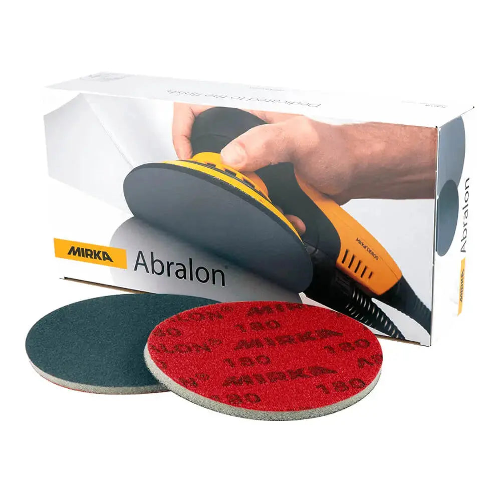 Mirka Abralon Foam Sanding Discs - 150mm/6&quot;, 20/Pack Abralon