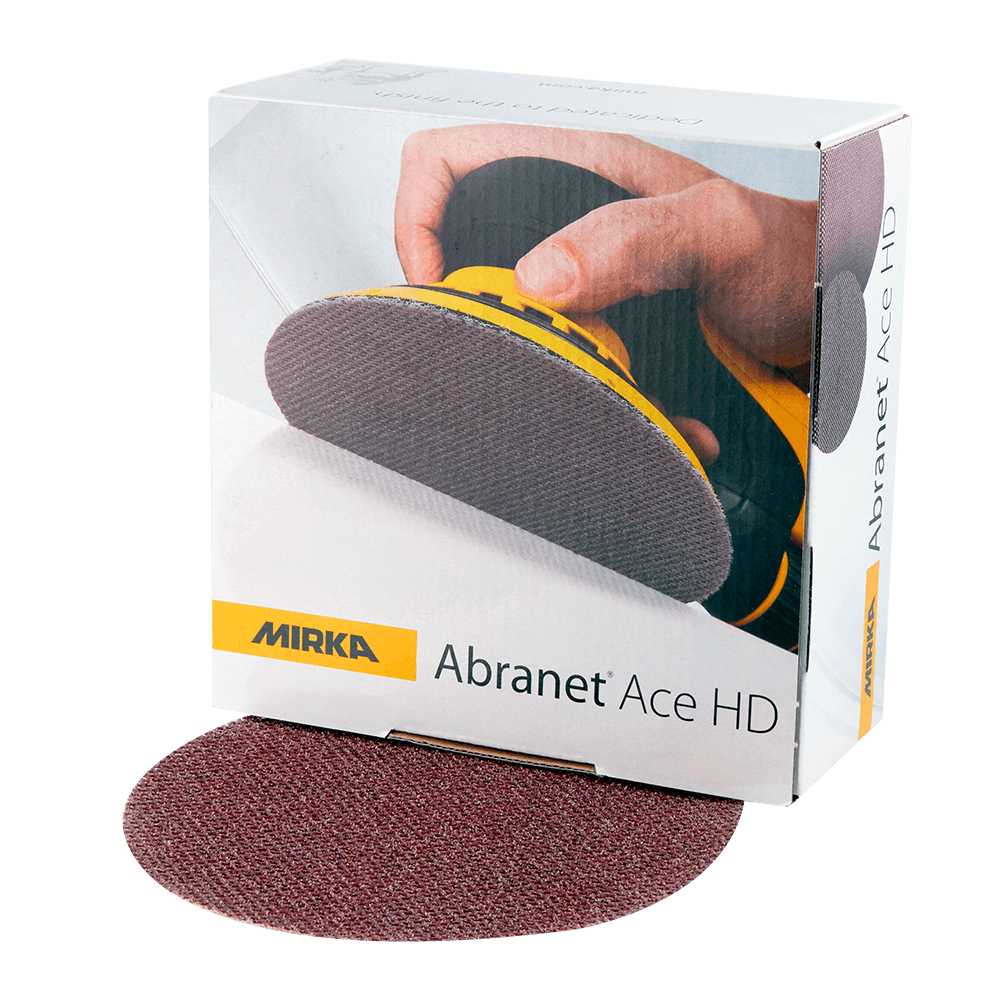 Mirka Abranet Ace HD Ceramic Discs - 125mm, 25/Pack Abranet Ace HD