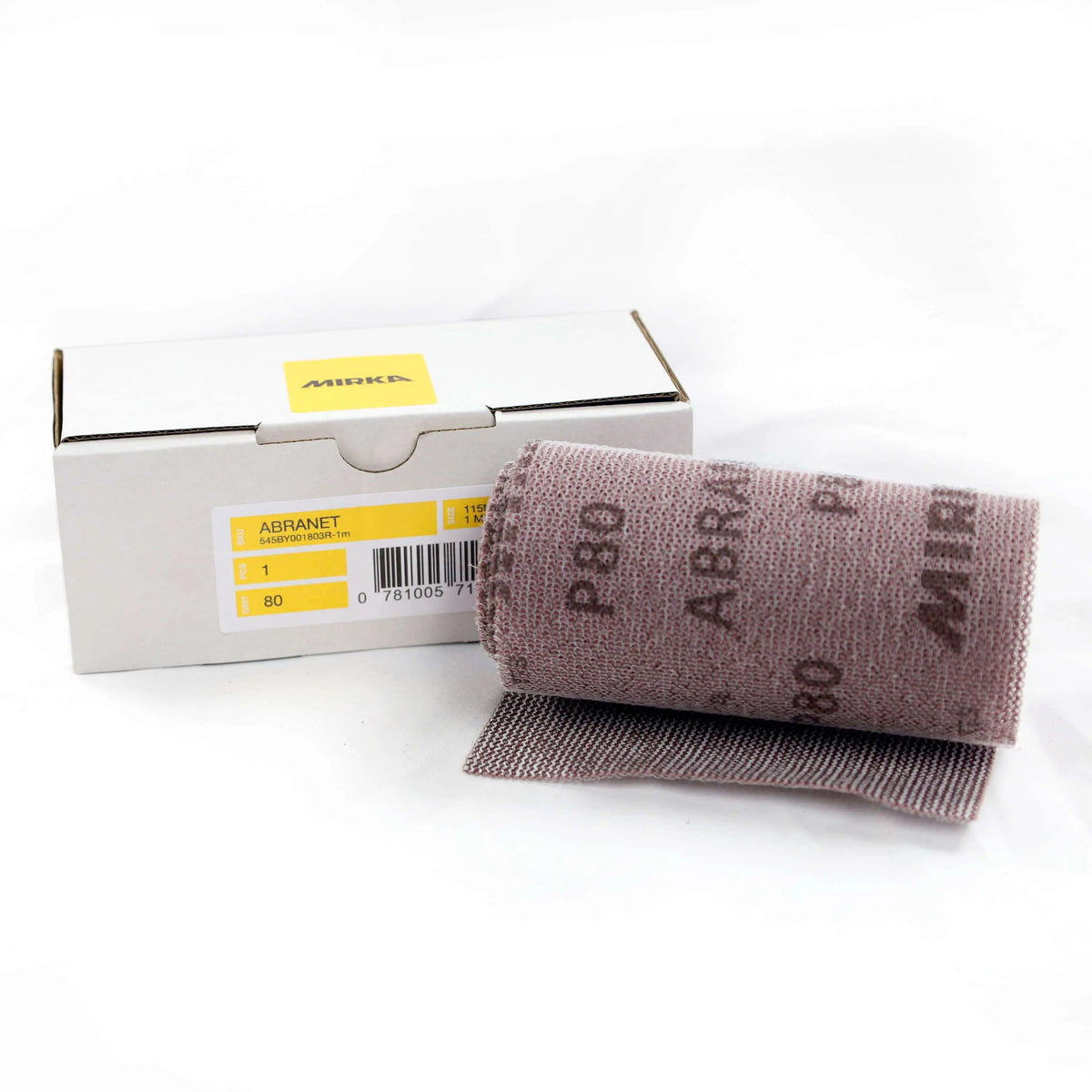 Mirka Abranet Ace HD Grip Roll - 115mm (1m &amp; 10m Lengths) Abranet Ace HD