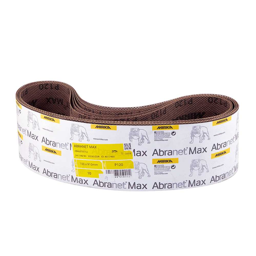 Mirka Abranet Max Belt For Linishers - 100x910mm, Single Belts Abranet Max